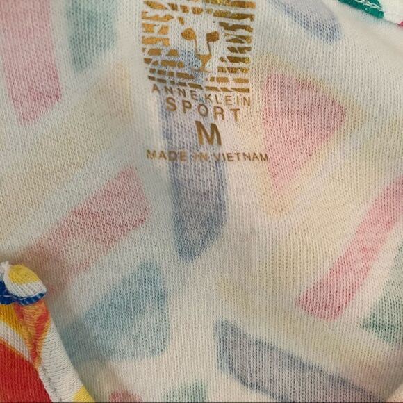 Anne Klein Sport Rainbow Pride Graphic T Shirt M - Picture 3 of 6